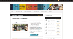 Desktop Screenshot of cellars-wine-club.wineclubdirectory.net