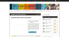 Desktop Screenshot of my-wines-direct-wine-club.wineclubdirectory.net