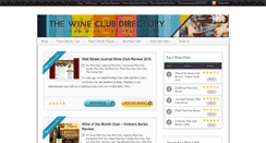 Desktop Screenshot of monthly-wine-clubs.wineclubdirectory.net