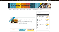 Desktop Screenshot of italian-wine-clubs.wineclubdirectory.net