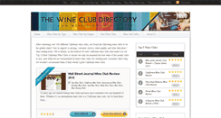 Desktop Screenshot of california-wine-clubs.wineclubdirectory.net